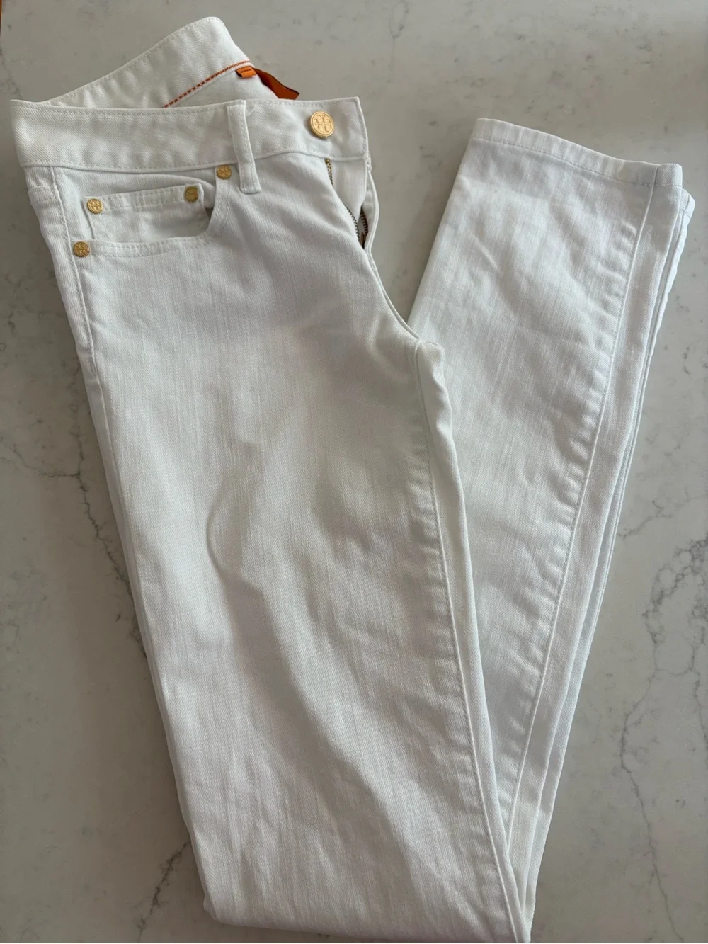 EUC Tory Burch White Jeans